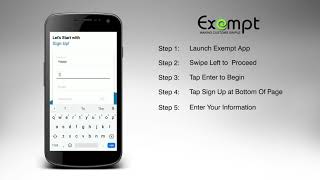 Exempt  Signup [upl. by Halilad516]