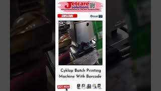 Cyklop Batch Printing Machine with Barcode shorts ytshorts cyklop videojet batchprinter [upl. by Kele211]