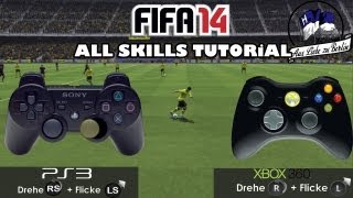 FIFA 14  quotAll Skill Movesquot Tutorial ᴴᴰ  Controller Animation  PS3  XBOX360 [upl. by Desireah981]