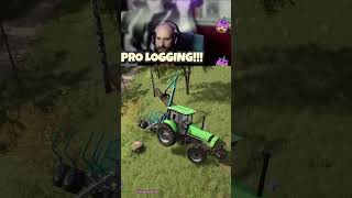 Farming Simulator 25 I am a PRO LOGGER shorts farmingsimulator25 farmsim25 fs25 twitch [upl. by Hcelemile]