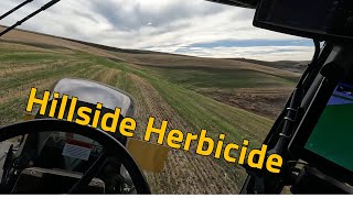 HIllside Herbicide Application Consider it farmed [upl. by Mil714]