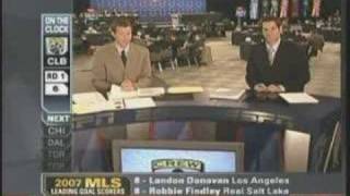 2008 MLS Superdraft 6th Pick Andy Iro Columbus Crew [upl. by Aicnom]