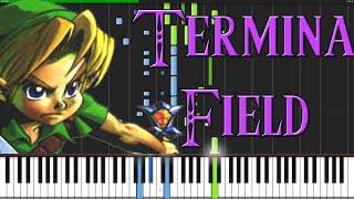 Termina Field  The Legend of Zelda Majoras Mask Piano Tutorial Synthesia [upl. by Enirod265]