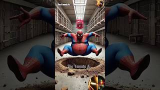 Breaking Out of Prison Spiderman Venom or Deadpool 🔥 Who’s the Best ❓shorts marvel [upl. by Noired730]