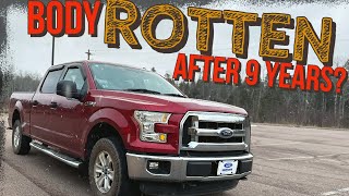 How are aluminum ford trucks handling the salt belt and winter climate 250000km never undercoated [upl. by Nwahsud]