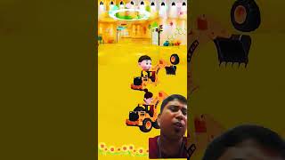 The wheels of the car are missingগাড়ির চাকা হারিয়ে গেছেfunny comedyvideos [upl. by Carisa]