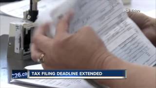 Tax filing deadline approaching [upl. by Trip]