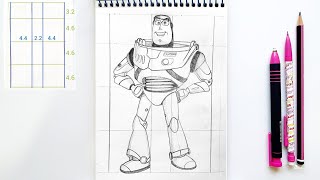 How to draw BAZZ LIGHTYEAR from toy story movie》cartoon character drawing easy》toystory [upl. by Mcnamara]