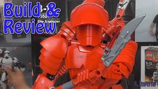 Lego Star Wars Elite Praetorian Guard Buildable Figure 75529 Build amp Review [upl. by Nylaroc]