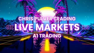 Chris Pulver  A1 Trading LIVE Analysis SampP Nasdaq BTC Gold [upl. by Kalle964]