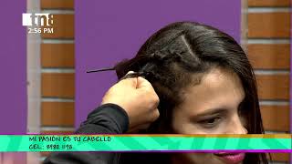 ENVIVO Peinados en 5 min  Trenzas craneales  Hora Nick TN8 [upl. by Yann]