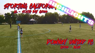 Sporting California LA  SouthBay G2014 HIGHLIGHTS Downey United FC G2014  Blue 092824 [upl. by Mackler]