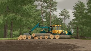 Farming Simulator 22  SGGForestryMap  Logging TimeLapse  29 GamerGirl00627 [upl. by Daitzman616]