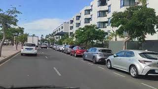 Driving in interior road 🛣️ of Costa Adeje Tenerife Sur tenerife driving travel [upl. by Ennasus]