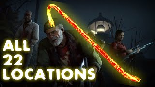 ALL GOLDEN CROWBAR LOCATIONS Left 4 Dead 2 Golden Freeman Achievement [upl. by Anan112]