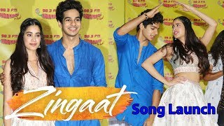 Zingaat Song Launch From Dhadak Movie  Janhvi Kapoor Ishaan Khatter [upl. by Leveridge]