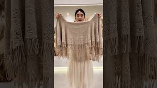 Transformative Shawl for Every Autumn amp Winter Lookshorts viralvideo shortvideo trending [upl. by Aohk994]