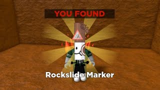 How to get ROCKSLIDE marker in FIND THE MARKERS Roblox  UPDATED 2024 [upl. by Clower280]