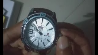 NaviForce NF9117M Unboxing date and time set [upl. by Hoenack]