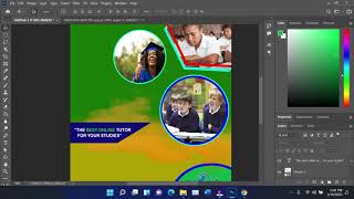 PHOTOSHOP PRACTICALS 01 SCHOOL POSTER [upl. by Atterrol]