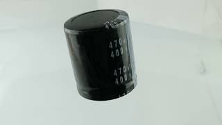 G23205  Nichicon 470uF 400VDC “Snap In” Electrolytic Capacitor [upl. by Anivlek794]