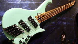 Ibanez EHB Ergonomic Headless Bass Collection  NAMM 2020 [upl. by Stroud]