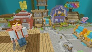 Minecraft Xbox  Murder Mystery  Beacon Town [upl. by Wind]