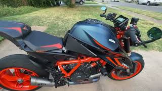 KTM 1290 Super Duke EVO R modded startup [upl. by Agnesse]