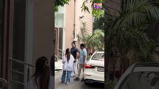 ARBAAZ KHAN WITH WIFE SHURA SPOTTED AT BANDRA SHORTS [upl. by Golanka]