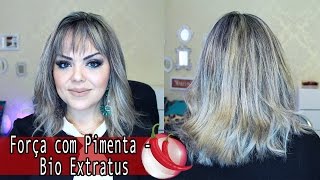 Quer Acelerar o Crescimento do seu Cabelo Força com Pimenta  Bio Extratus [upl. by Nosylla]