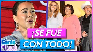 Chiquis Rivera arremete contra sus abuelos y tíos  El Gordo Y La Flaca [upl. by Ecnarolf]