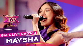 MAYSHA  MENDUNG TANPO UDAN Ndarboy Genk  X Factor Indonesia 2021 [upl. by Sabella]