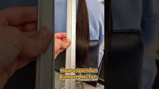 Haare spenden Kindern helfen haarspende hairstylefriseur [upl. by Nahshon]