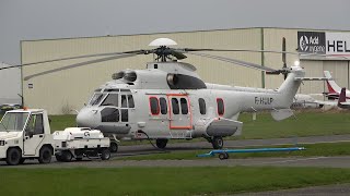 Airbus H225 Helicopter Engine Startup and Takeoff [upl. by Ttihw]