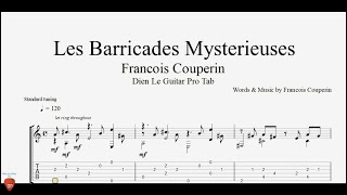 How to Play Les Barricades Mysterieuses by François Couperin on Guitar  Baroque Music Tutorial TAB [upl. by Anitsirhcairam730]