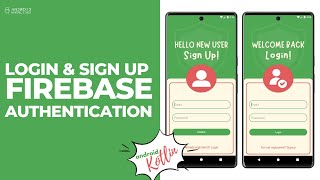 Login and Signup using Firebase Authentication in Android Studio  Kotlin [upl. by Teteak684]