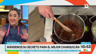 Charquicán Cami Chef enseña exquisita receta cacera Tu Día Canal 13 [upl. by Noevart]