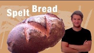 Easy Wholemeal Spelt Bread Recipe [upl. by Ahsirpac]