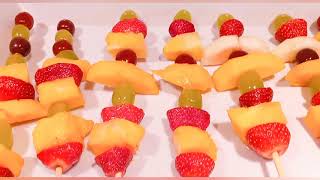 Brochettes de fruits  Recette facile [upl. by Acnayb]