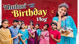 Thulasi Birthday Vlog🎂🎉🥰  Santhoshivarma  Ravivarma  Family Vlogs  Thulasi indu  Birthday [upl. by Rehtaeh]