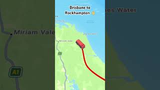 Today adventure Brisbane to Rockhampton 👌🚐 travel buslife brisbane rockhampton [upl. by Annayk]