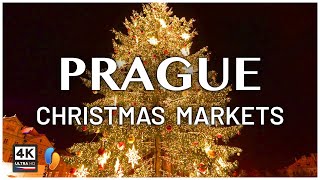 Christmas Markets in Prague Day to Night Magic [upl. by Owen481]