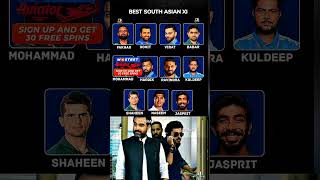 Best South Asia Playing X1 ☠️ 🥶 shorts viralvideo trending cricket indvspak viratkohli mahi [upl. by Hildegaard727]