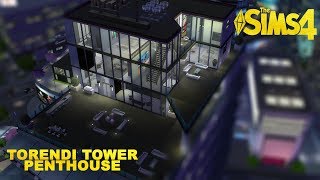 TORENDI TOWER PENTHOUSE  The Sims 4 Apartment Renovation [upl. by Sezen214]