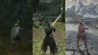 Dark Souls Zweihander Comparison See Description [upl. by Tepper441]