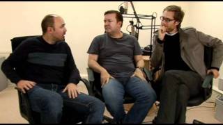 Ricky Gervais Stephen Merchant and Karl Pilkington  The British Empire and the English language [upl. by Conney624]