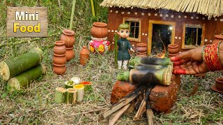 Miniature Bamboo Chicken  Bamboo Chicken in Hyderabad  Cooking  Tiny Cooking  Mini Food Cooking [upl. by Arrak]