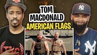 AMERICAN RAPPER REACTS TO Tom MacDonald amp Adam Calhoun  quotAmerican Flagsquot [upl. by Zalea]