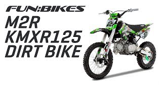 Product Overview M2R KMXR125 125cc 1714 86cm Green Dirt Bike [upl. by Bilac]