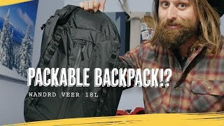 Wandrd Veer Packable Daypack Inflatable [upl. by Airotnes]